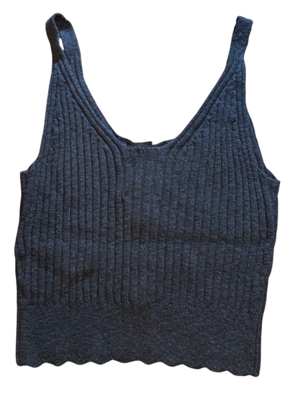 Abercrombie & Fitch Black Ribbed Sweater Tank Top - Picture 5 of 5